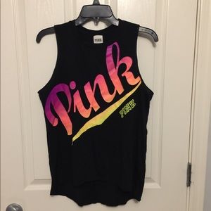Victoria’s Secret PINK rainbow print tank